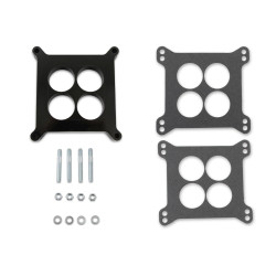 PartzBiz CM 3404 - Mr. Gasket Phenolic Carburetor Spacer - 1 นิ้ว - ศูนย์กลาง 4 รู PartzBiz CM 3404 - Mr. Gasket Phenolic Carburetor Spacer - 1 นิ้ว - ศูนย์กลาง 4 รู