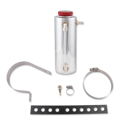 PartzBiz CM: 9135-Mr. Gasket Radiator Fluid Reservoir / Recovery Tank - Polished Aluminum PartzBiz CM: 9135-Mr. Gasket Radiator Fluid Reservoir / Recovery Tank - Polished Aluminum