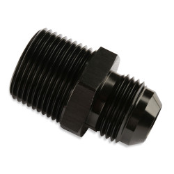 PartzBiz CM 481666-BL - Mr. Gasket Straight -6 AN ถึงอะแดปเตอร์ NPT ขนาด 3/8 นิ้ว - สีดำ PartzBiz CM 481666-BL - Mr. Gasket Straight -6 AN ถึงอะแดปเตอร์ NPT ขนาด 3/8 นิ้ว - สีดำ