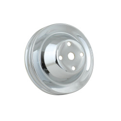 PartzBiz CM 4975 - Mr. Gasket Water Pump Pulley - Chrome - Double Groove PartzBiz CM 4975 - Mr. Gasket Water Pump Pulley - Chrome - Double Groove