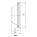 PartzBiz CM: 4974-Mr. Gasket Water Pump Pulley - Chrome - Single Groove