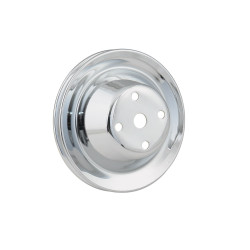 PartzBiz CM 4974 - Mr. Gasket Water Pump Pulley - Chrome - Single Groove PartzBiz CM 4974 - Mr. Gasket Water Pump Pulley - Chrome - Single Groove