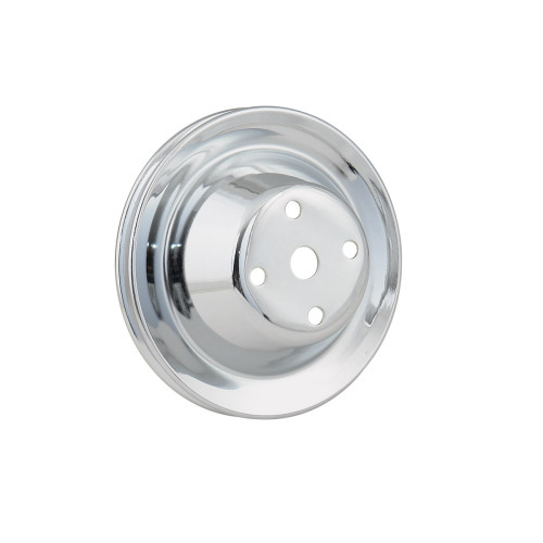 PartzBiz CM: 4974-Mr. Gasket Water Pump Pulley - Chrome - Single Groove