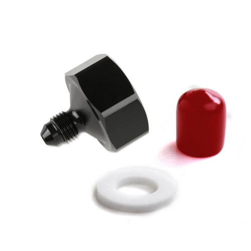 PartzBiz CM: 16221NOS-
NOS Black T7075 aluminum 4AN-660 Bottle Nut Adapter

