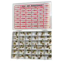 PartzBiz CM 36-436QFT - ชุดหัวฉีดแก๊ส #75 ถึง #110 (4 ชิ้น)