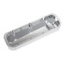 PartzBiz CM: 128-22QFT-Quick Fuel Fabricated Aluminum Valve Cover - Big Block Chevy - Silver Finish