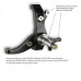 PartzBiz CM: RK400-10-REKUDO JL8 Front Calipers - Black