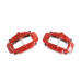 PartzBiz CM: RK400-13-REKUDO JL8 Rear Calipers - Red