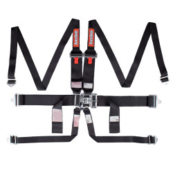 PartzBiz CM 718008RQP - RaceQuip Latch & Link HANS 6 Point Harness Set