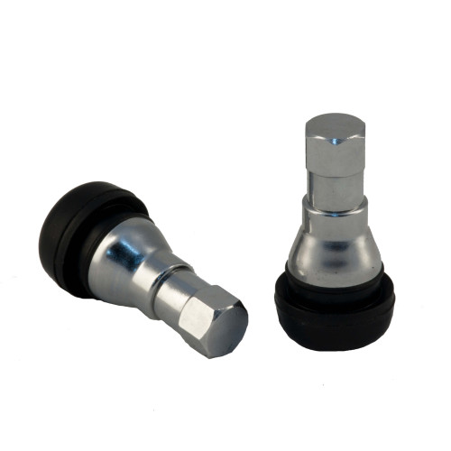 PartzBiz CM: C504S-Rocket Racing Wheels C504S Short Chrome Sleeve Rubber Valve Stem PartzBiz CM: C504S-Rocket Racing Wheels C504S Short Chrome Sleeve Rubber Valve Stem