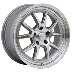 PartzBiz CM TTR19-886155 - Rocket Racing Wheels TTR19 Attack - Titanium/Machined