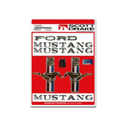 PartzBiz CM C7ZZ-6540282289 - Scott Drake Emblem Kit 289
