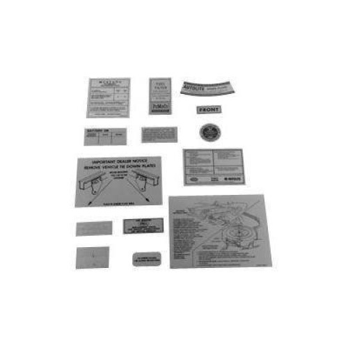 PartzBiz CM: DK-26-Scott Drake 14 Piece Decal Kit