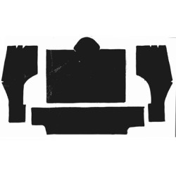 PartzBiz CM CUC2R - Scott Drake 1963-1967 Corvette Rear Underlayment