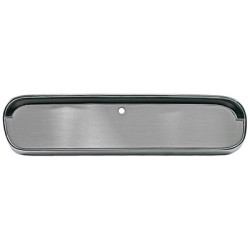 PartzBiz CM C5ZZ-6506024-AL - Scott Drake 1964.5-66 Mustang Glove Box Door Aluminium Face