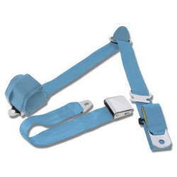 PartzBiz CM SB-3P-LB - Scott Drake 1964.5-73 Mustang 3-Point Seat Belt-Light Blue PartzBiz CM SB-3P-LB - Scott Drake 1964.5-73 Mustang 3-Point Seat Belt-Light Blue