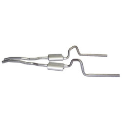 PartzBiz CM C5ZZ-5257-FLM - Scott Drake 1965-69 Mustang Exhaust