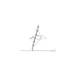PartzBiz CM C5ZZ-6530146-B - Scott Drake 64-68 Coupe Quarter Window Seal (RH) PartzBiz CM C5ZZ-6530146-B - Scott Drake 64-68 Coupe Quarter Window Seal (RH)