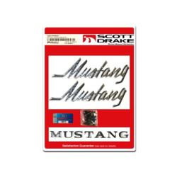 PartzBiz CM C9ZZ-6540282KIT - Scott Drake 69-72 Emblem Kit, Pin On, Mustang PartzBiz CM C9ZZ-6540282KIT - Scott Drake 69-72 Emblem Kit, Pin On, Mustang
