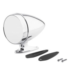 PartzBiz CM C5RZ-17696-AS - Scott Drake Chrome Bullet Mirror with Short Base and Standard Glass PartzBiz CM C5RZ-17696-AS - Scott Drake Chrome Bullet Mirror with Short Base and Standard Glass