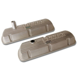 PartzBiz CM S1MS-6A582-P - Scott Drake Cobra Polished Open Letters Valve Covers