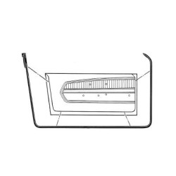 PartzBiz CM C7ZZ-6520530-1A - Scott Drake Door Weatherstrip PartzBiz CM C7ZZ-6520530-1A - Scott Drake Door Weatherstrip