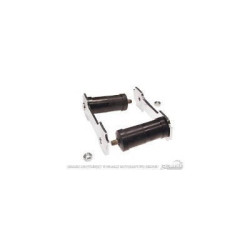 PartzBiz CM C5ZZ-5776-GTSSL - Scott Drake Leaf Spring Shackle Kit Stainless Steel