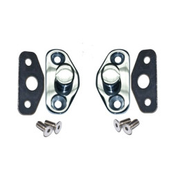 PartzBiz CM C2OZ-6222008-SS - Scott Drake Polished Stainless Steel Door Latch Striker Assemblies