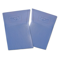 PartzBiz CM C5ZZ-6513086-BL - Scott Drake PVC Pony Floor Mats Blue PartzBiz CM C5ZZ-6513086-BL - Scott Drake PVC Pony Floor Mats Blue