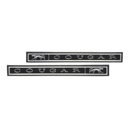 PartzBiz CM: C7WY-6528818-9A-Scott Drake Quarter Emblems, Cougar (Pair) PartzBiz CM: C7WY-6528818-9A-Scott Drake Quarter Emblems, Cougar (Pair)