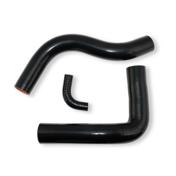 PartzBiz CM C5ZE-8260-86-BK - Scott Drake Radiator Hose Set Black Silicone