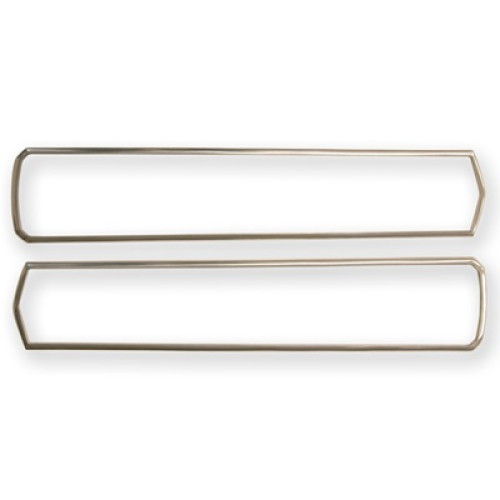 PartzBiz CM: S7MS-13489-Scott Drake Satin Finish Tail Light Bezels, Shelby, Pair PartzBiz CM: S7MS-13489-Scott Drake Satin Finish Tail Light Bezels, Shelby, Pair