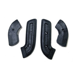 PartzBiz CM C8AZ-6561692-5B - Scott Drake Seat Hinge Covers (Black) PartzBiz CM C8AZ-6561692-5B - Scott Drake Seat Hinge Covers (Black)