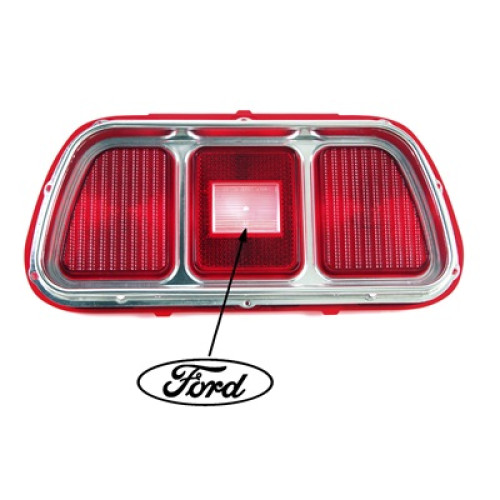PartzBiz CM: D1ZZ-13450-Scott Drake Tail Light Lens with Bezel