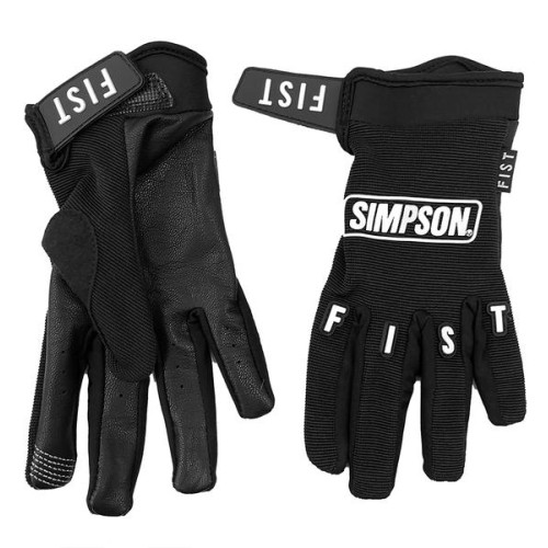 PartzBiz CM: SFG21XL-Simpson/FIST Motorcycle Gloves - Logo