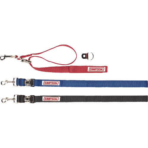 PartzBiz CM: 36007BK-สายรัดหมวกกันน็อค Simpson Racing