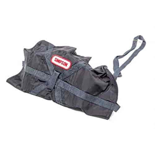 PartzBiz CM: 42036-Simpson Racing Pilot Bag - Black PartzBiz CM: 42036-Simpson Racing Pilot Bag - Black
