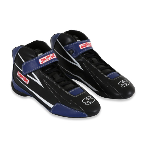 PartzBiz CM: SC125B-รองเท้า Simpson Racing Supercoil สีดำ/น้ำเงิน - 12.5 PartzBiz CM: SC125B-รองเท้า Simpson Racing Supercoil สีดำ/น้ำเงิน - 12.5