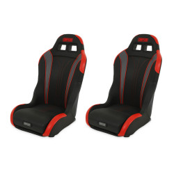 PartzBiz CM S104-306-2 - Simpson Racing Vortex II Off-Road Suspension Seats Black/Red PAIR