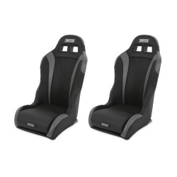 PartzBiz CM S104-305-2 - Simpson Racing Vortex II Off-Road Suspension Seats Black/Charcoal PAIR