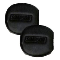 PartzBiz CM 2021K - Simpson Racing YXZ Door Latch Pads Black/Black (pair)