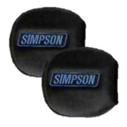 PartzBiz CM 2021B - Simpson Racing YXZ Door Latch Pads Black/Blue (pair)