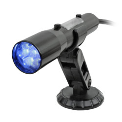 PartzBiz CM 840009 - ไฟเกียร์ SNIPER สีดำพร้อมไฟ LED สีฟ้า