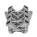PartzBiz CM: 822201-Sniper EFI Fabricated Intake Manifold Dual Plenum 92mm GM LS3/L92, and Fuel Rail Kit - Silver