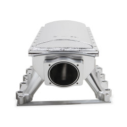 PartzBiz CM 833151 - Sniper EFI Fabricated Race Series Intake Manifold - 2011-14 Ford 5.0L Coyote - Silver