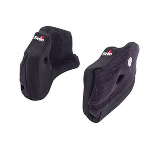 PartzBiz CM: YA0825MM20-STILO ST5 SERIES HELMET CHEEK PADS - 20MM - BLACK - PAIR