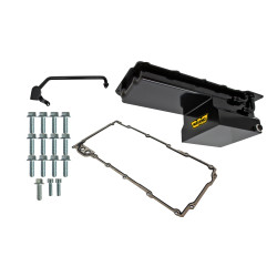 PartzBiz CM 5028WND - Weiand Oil Pan Kit- Fabricated - Black PartzBiz CM 5028WND - Weiand Oil Pan Kit- Fabricated - Black