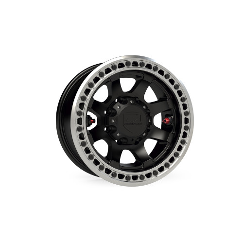 PartzBiz CM: 1059086-ล้อออฟโรด Olympus Beadlock - 8x6.5'' -25mm - สีดำเมทัลลิก