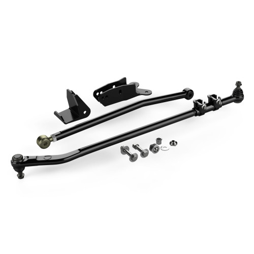 PartzBiz CM: 1600450-JK: HD Forged Drag Link Flip Kit W/ Front Track Bar Drop Bracket & Frame Brace Kit PartzBiz CM: 1600450-JK: HD Forged Drag Link Flip Kit W/ Front Track Bar Drop Bracket & Frame Brace Kit