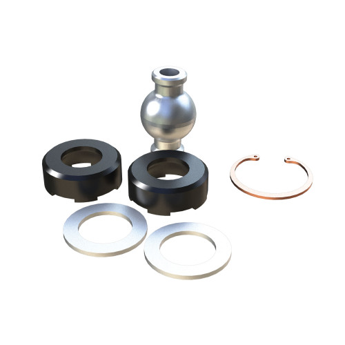 PartzBiz CM: 1951450-JK Small Rear Upper Adjustable Control Arm Joint Rebuild Kit - Axle End